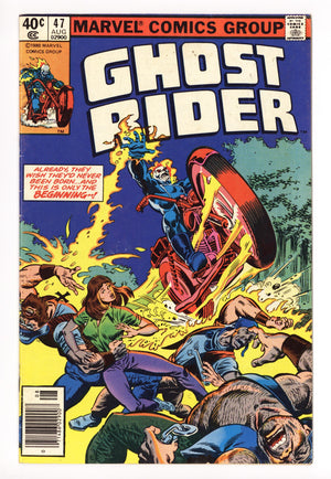 Ghost Rider Vol 1 47 Low Grade (1980) Newsstand 