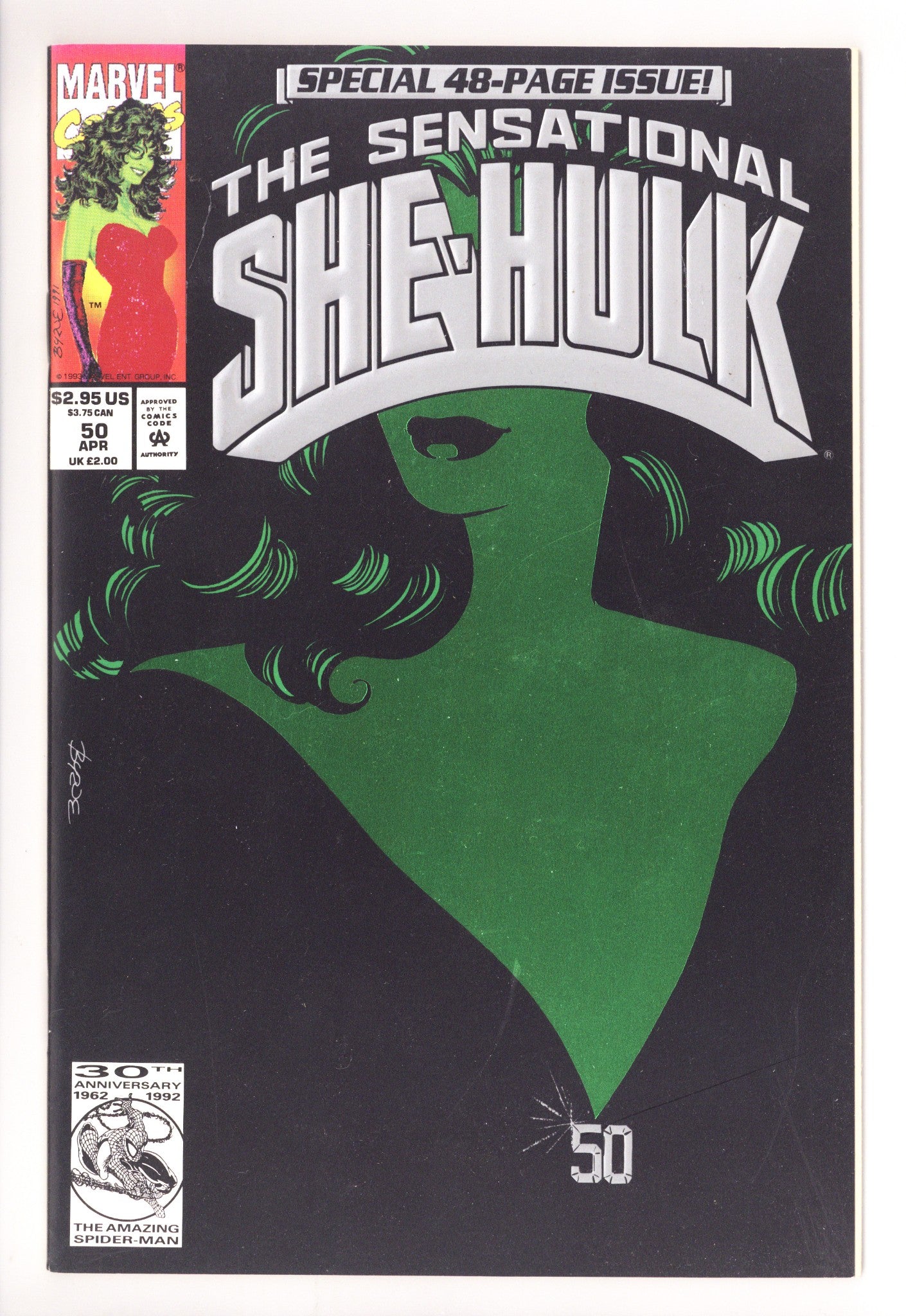 The Sensational She-Hulk 50 Mid Grade (1993) 