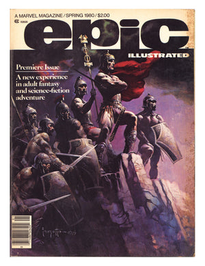 Epic Illustrated 1 Very Low Grade (1980)