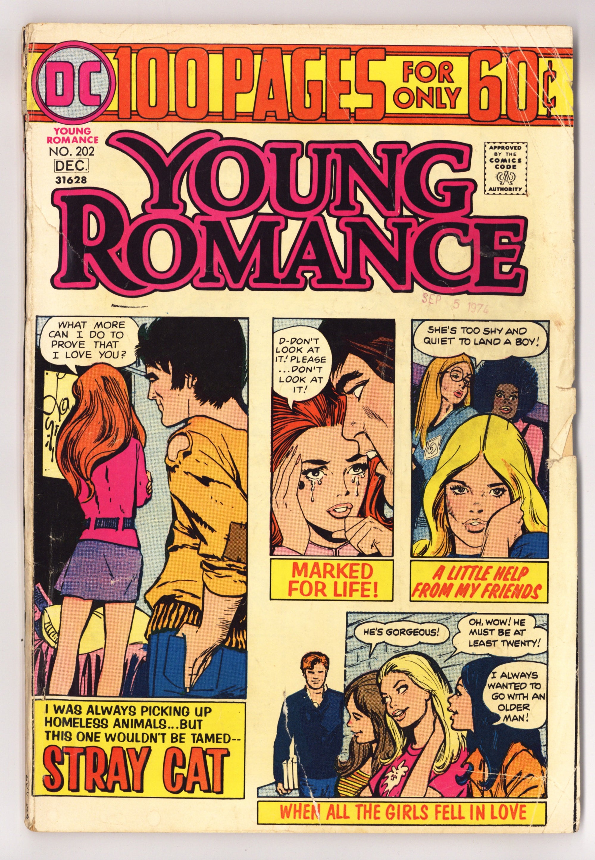 Young Romance 202 GD+ (2.5) (1974) 