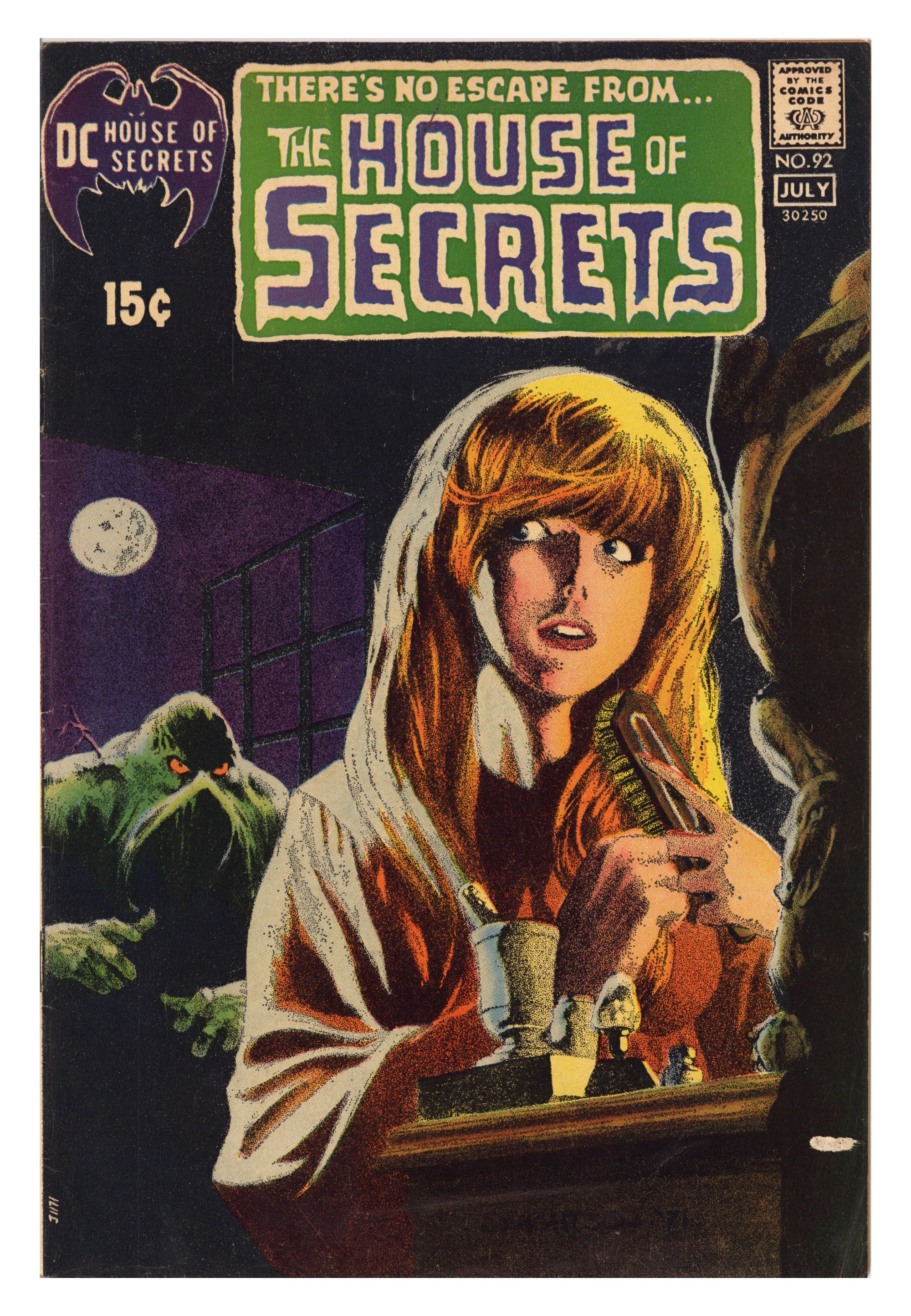House of Secrets Vol 1 92 FN (6.0) Colour Touch (1971) 
