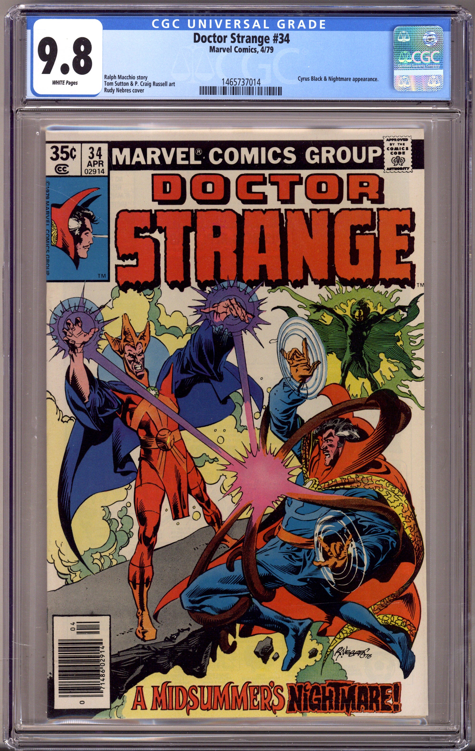 Doctor Strange Vol 2 34 CGC 9.8 (NM/M) (1979) 