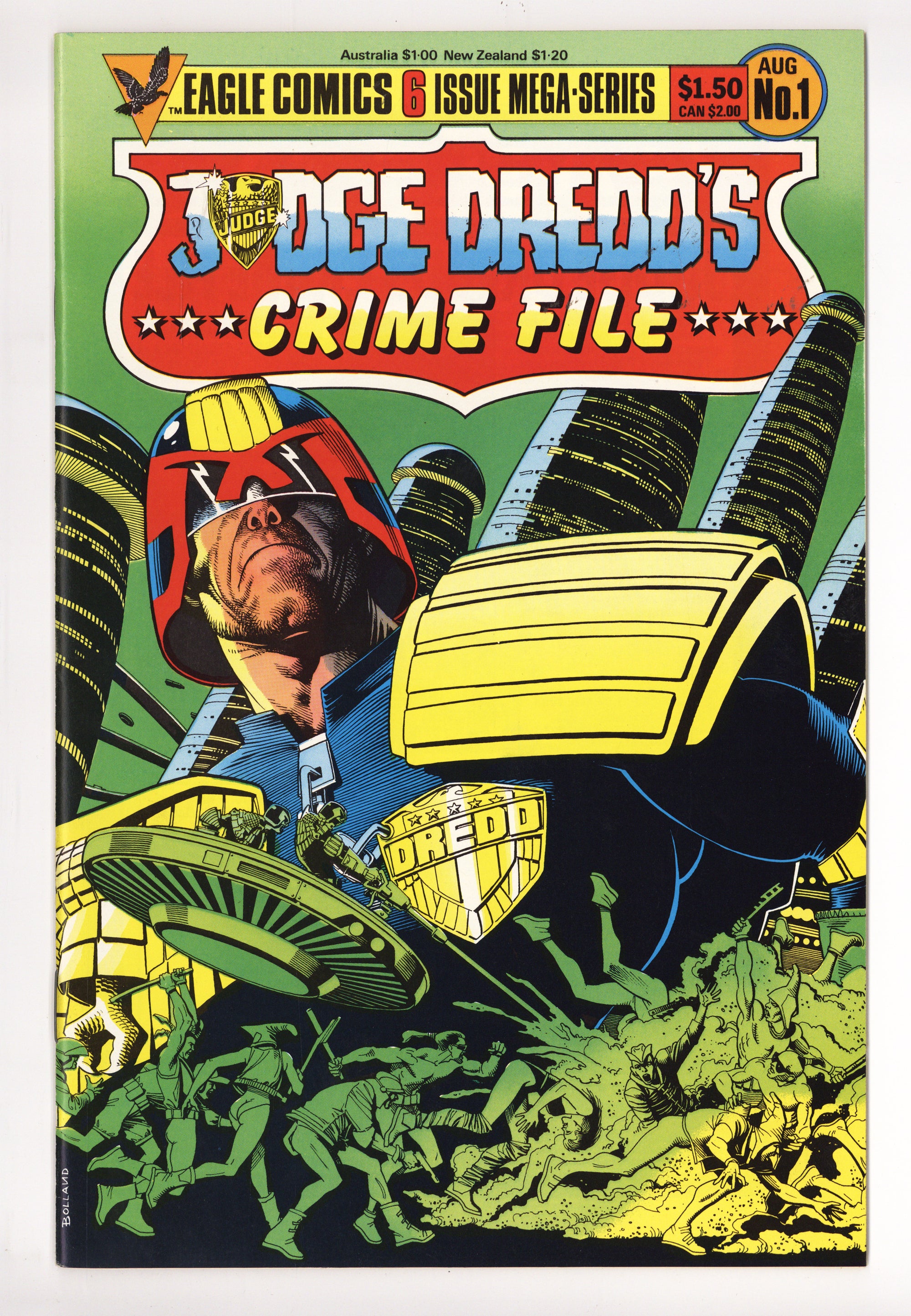 Judge Dredd's Crime File 1 High Grade (1985) 