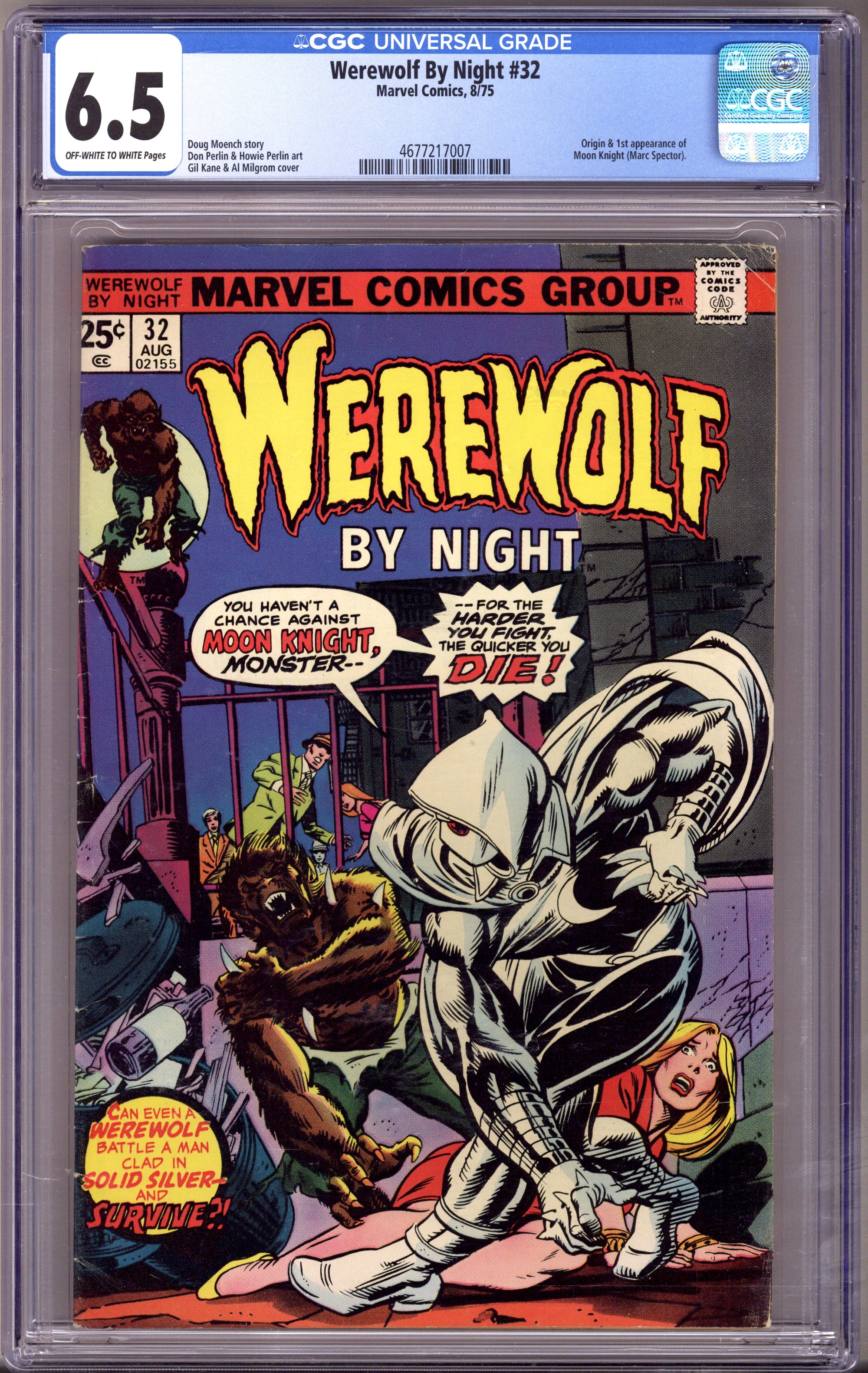 Werewolf by Night Vol 1 32 CGC 6.5 (FN+) (1975) 