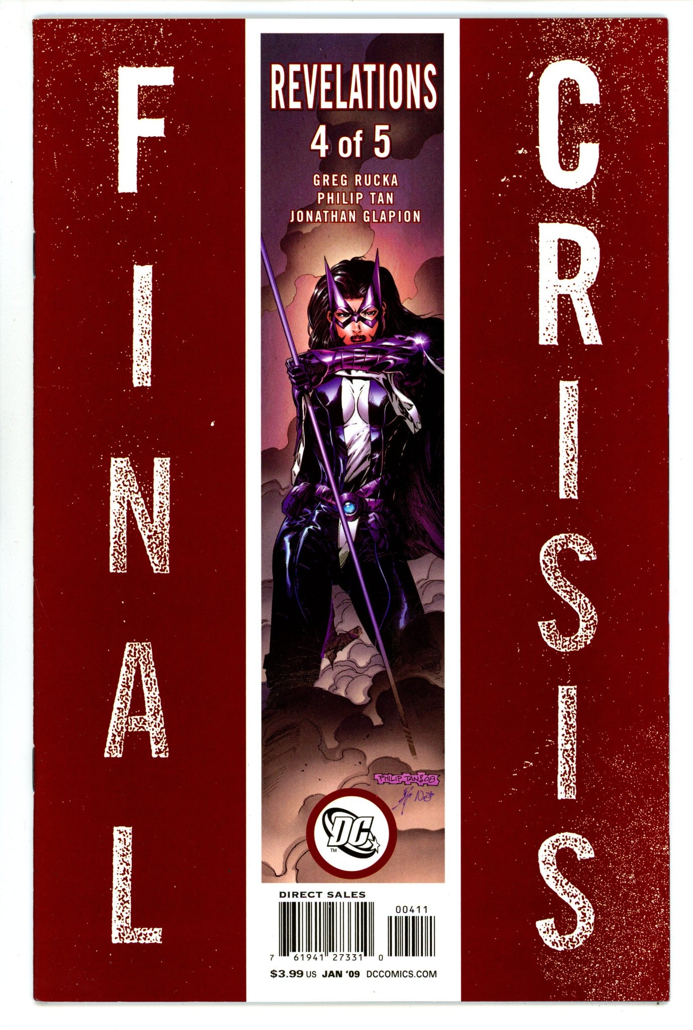 Final Crisis: Revelations 4 Mid Grade (2009) Tan Variant 
