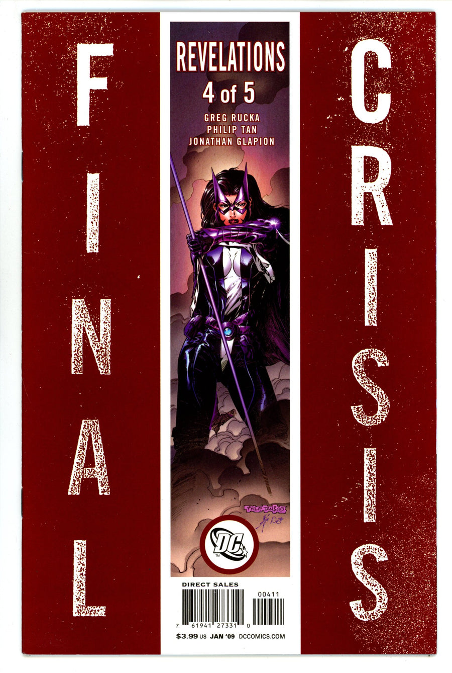 Final Crisis: Revelations 4 Mid Grade (2009) Tan Variant 