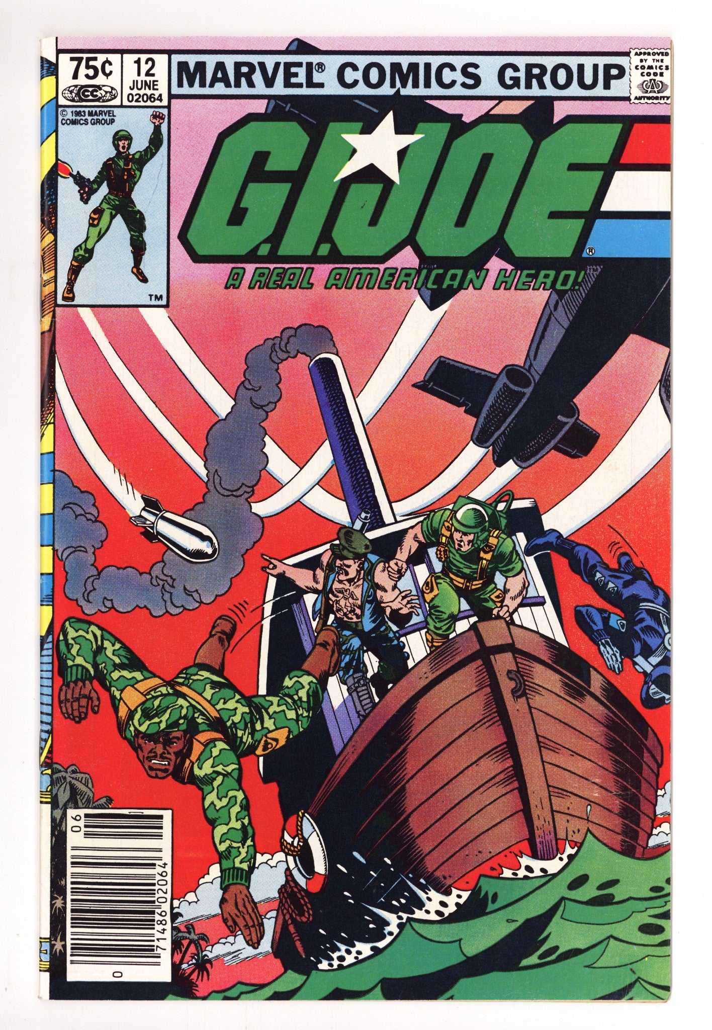G.I. Joe, A Real American Hero 12 VF- (7.5) (1983) Canadian Price Variant 