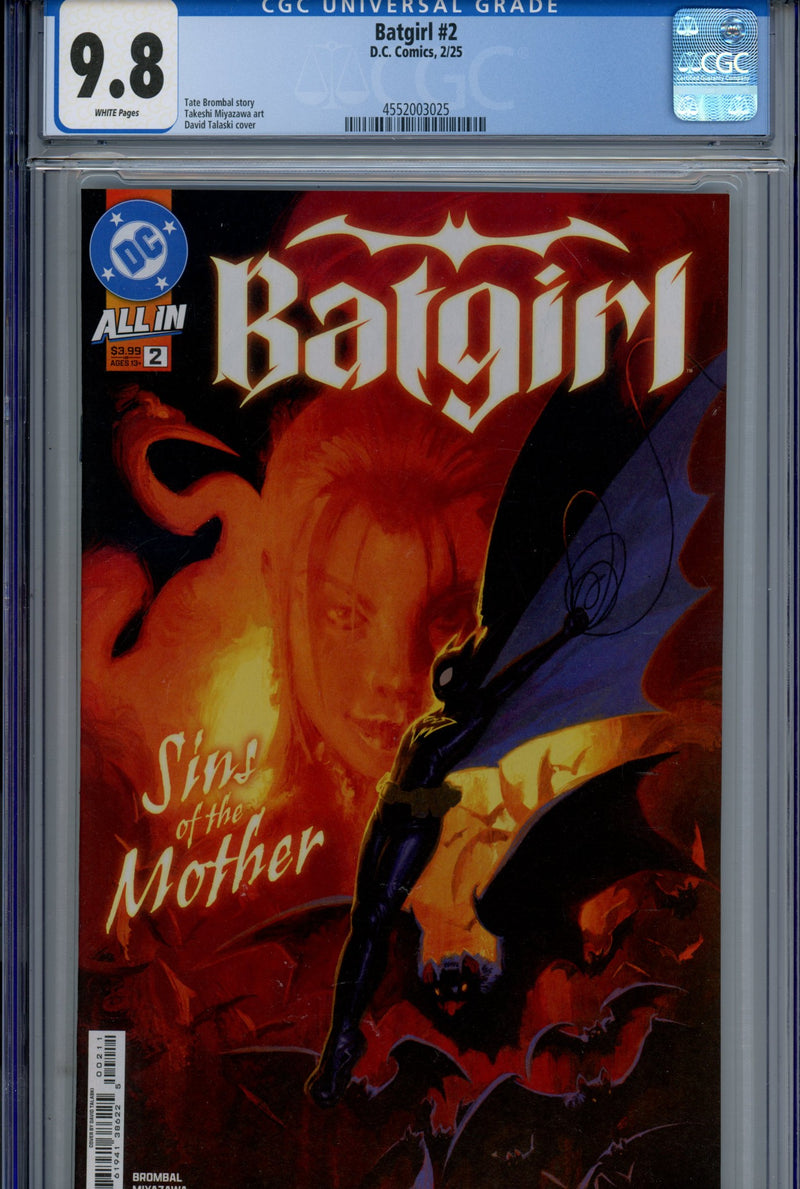 Batgirl Vol 6 2 CGC 9.8 (NM/M) (2025) 