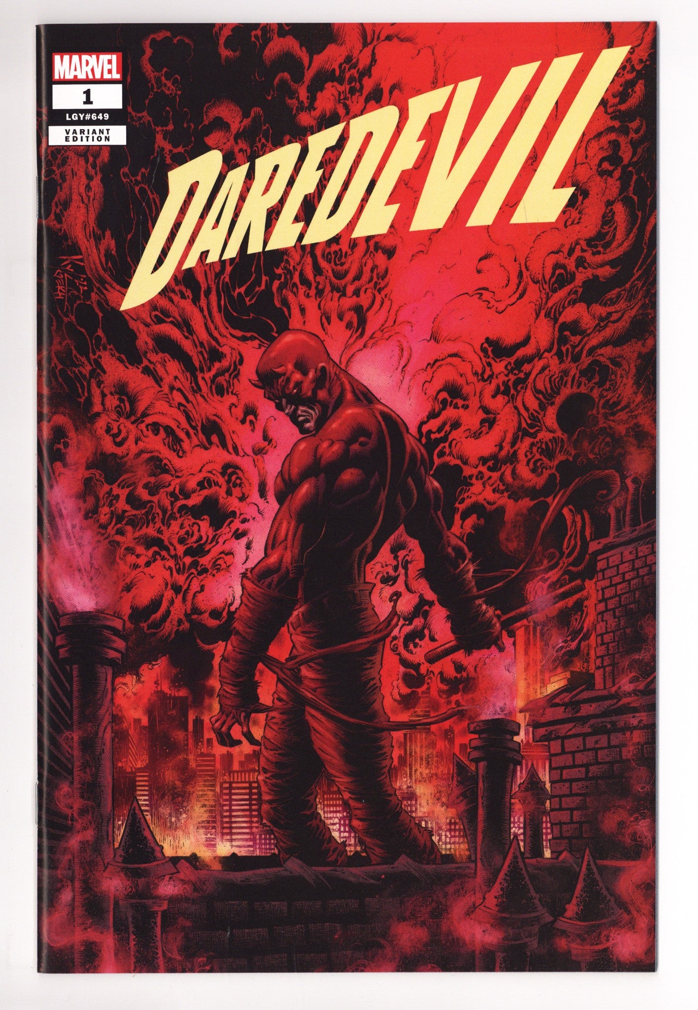 Daredevil Vol 7 1 (649) NM (9.4) (2022) Hotz Exclusive Variant 