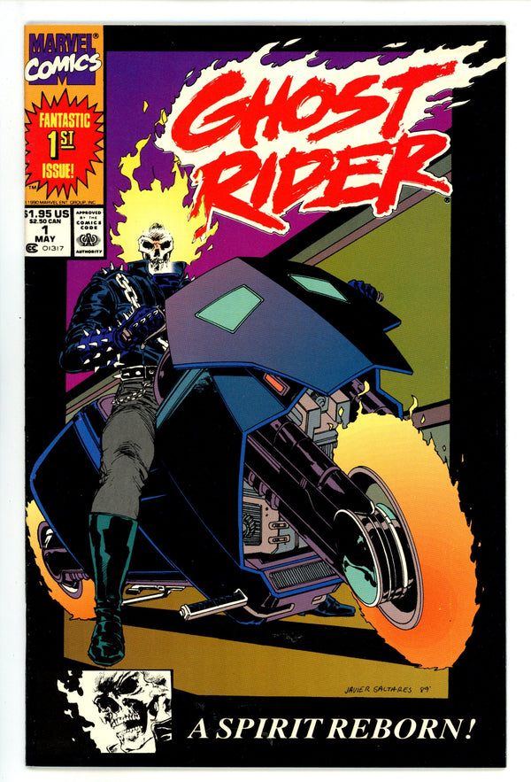 Ghost Rider Vol 2 1 VF+ (8.5) (1990) 2nd Print