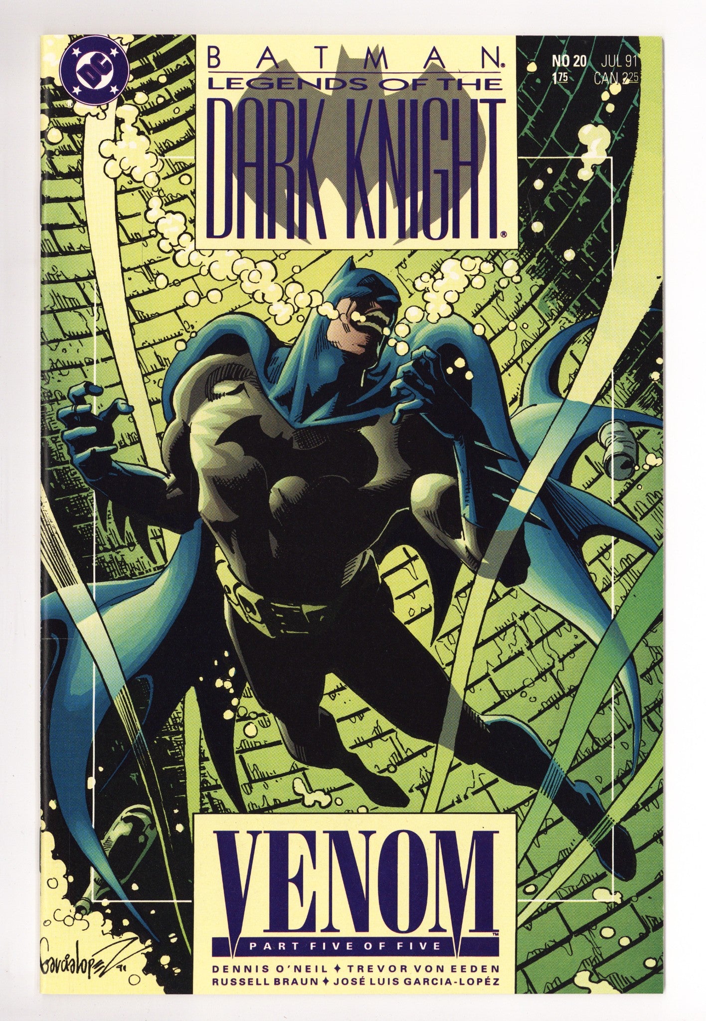 Legends of the Dark Knight 20 High Grade (1991) 