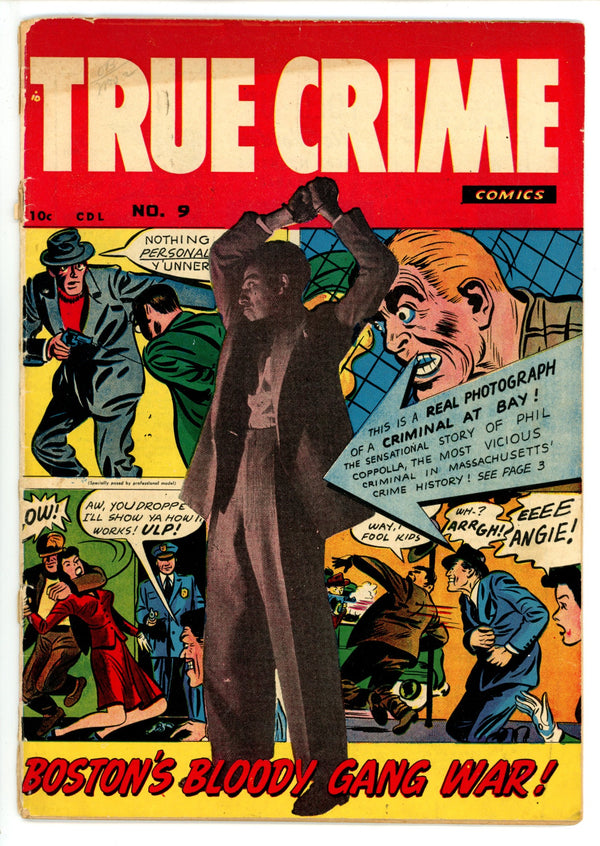 True Crime Comics Vol 2 9 Cover Detached (1949) Canadian Edition