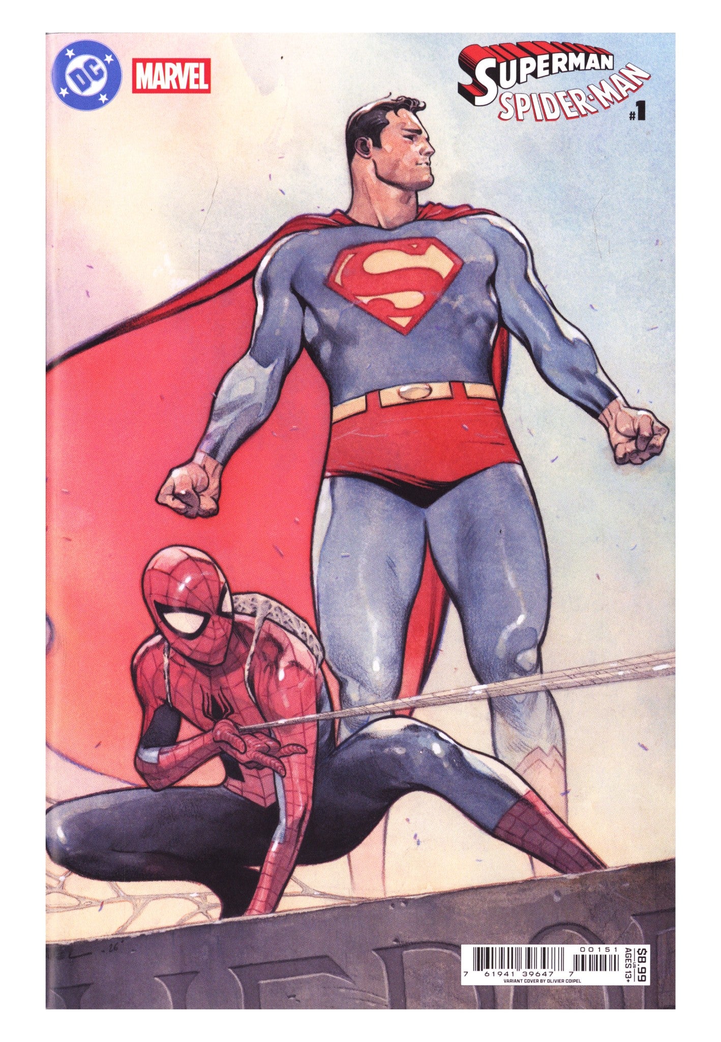 DC Marvel Superman Spider-Man 1 Coipel Variant (2026)