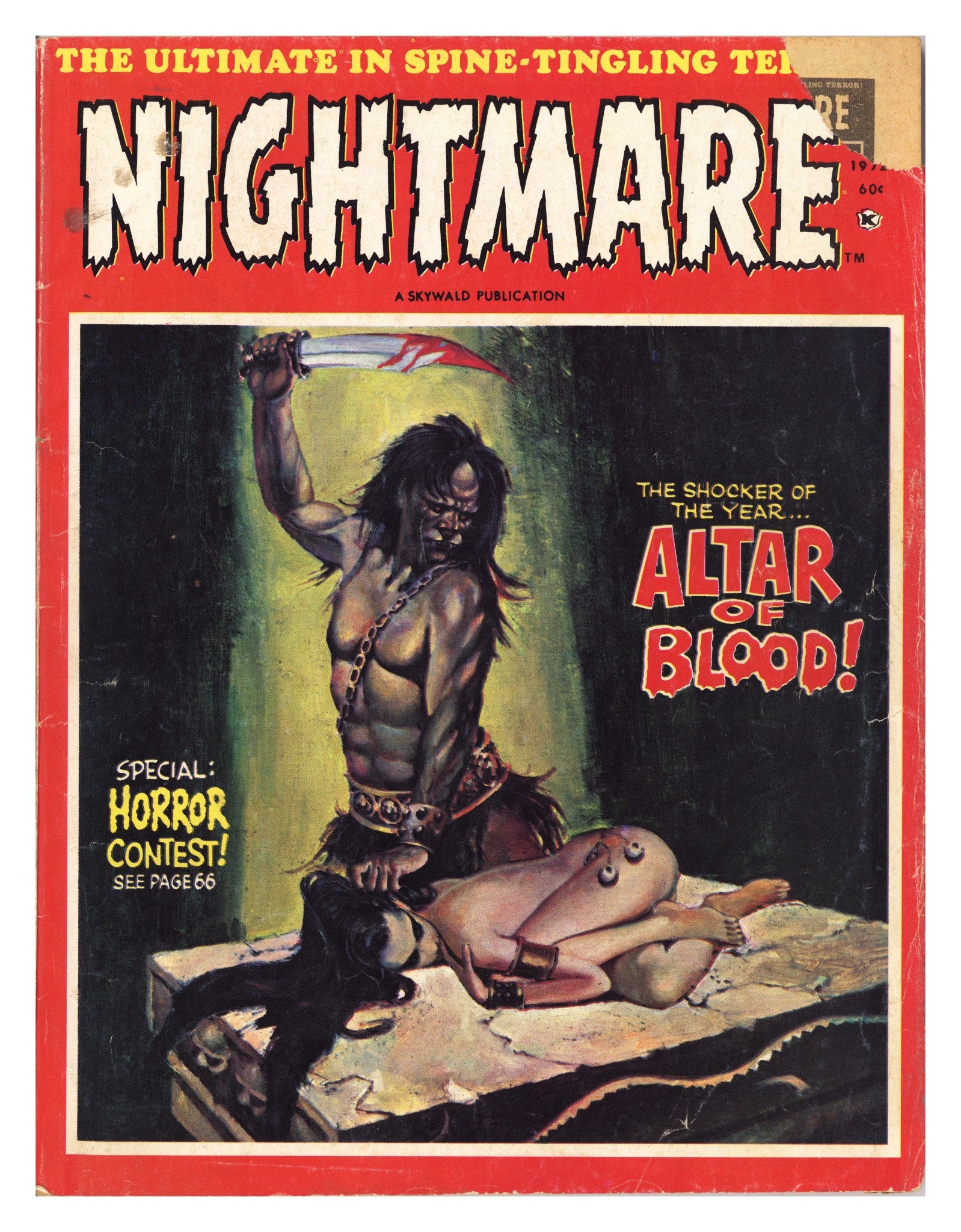 Nightmare 7 PR (0.5) Back Cover Missing (1972) 