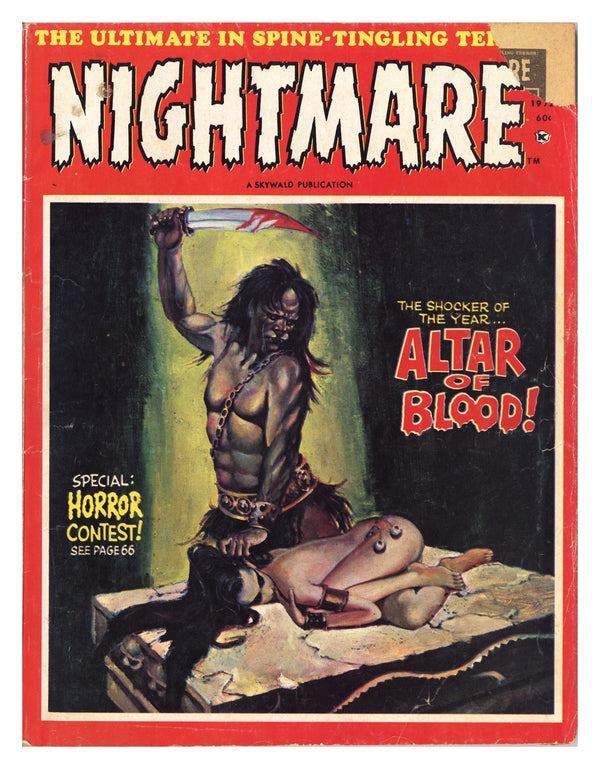 Nightmare 7 PR (0.5) Back Cover Missing (1972)