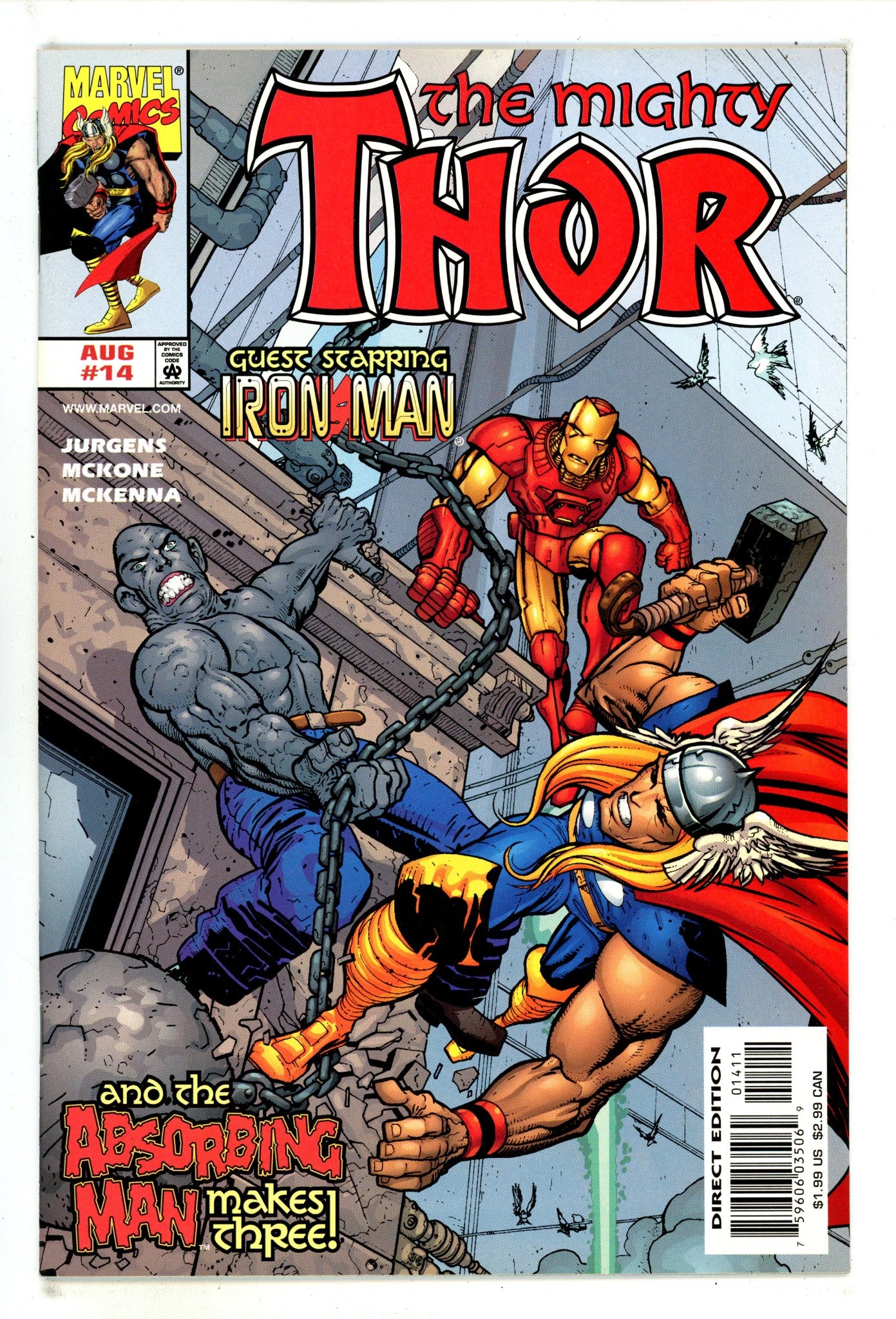 Thor Vol 2 14 High Grade (1999) 