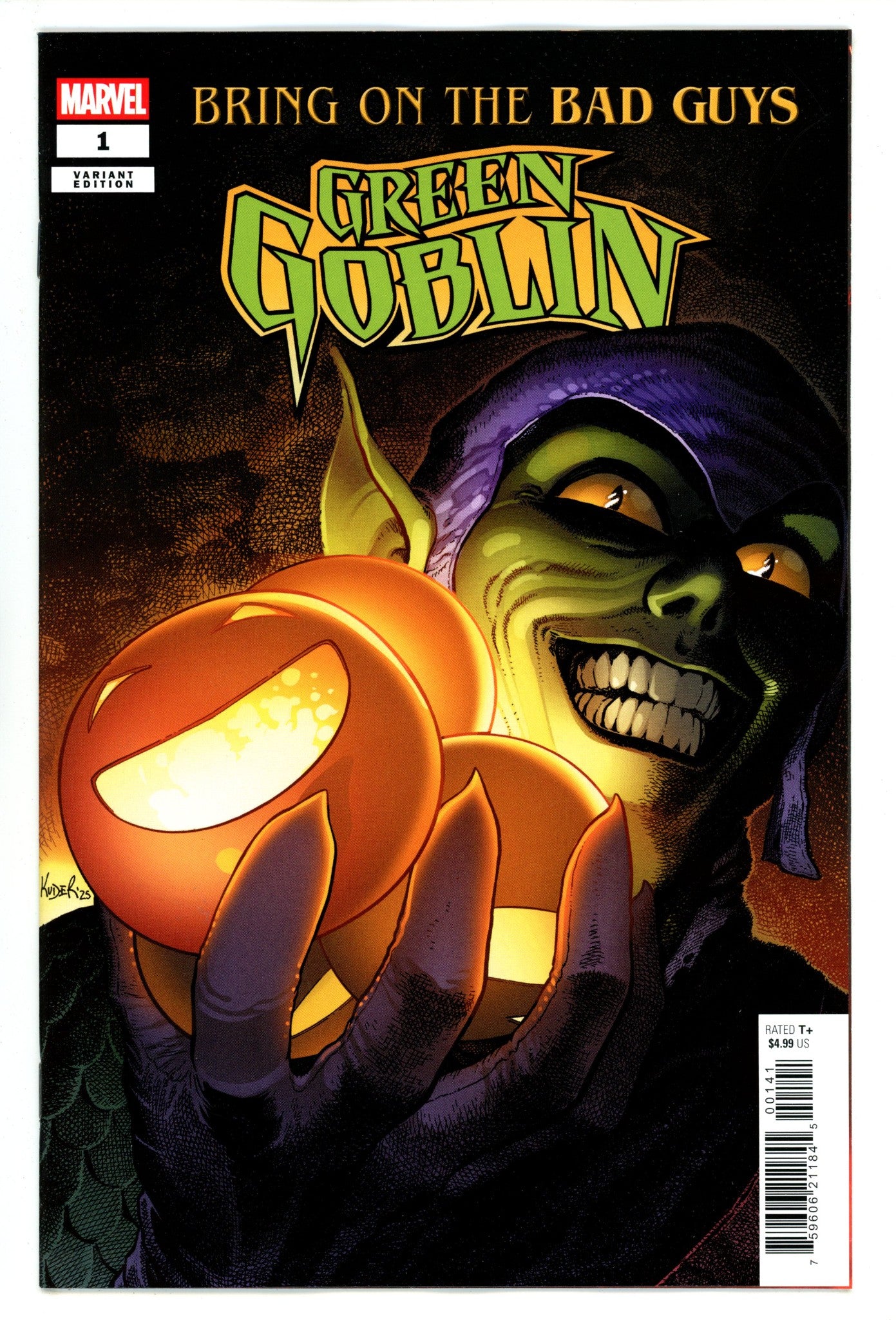 Bring On The Bad Guys: Green Goblin  1 Kuder  Variant   (2025)