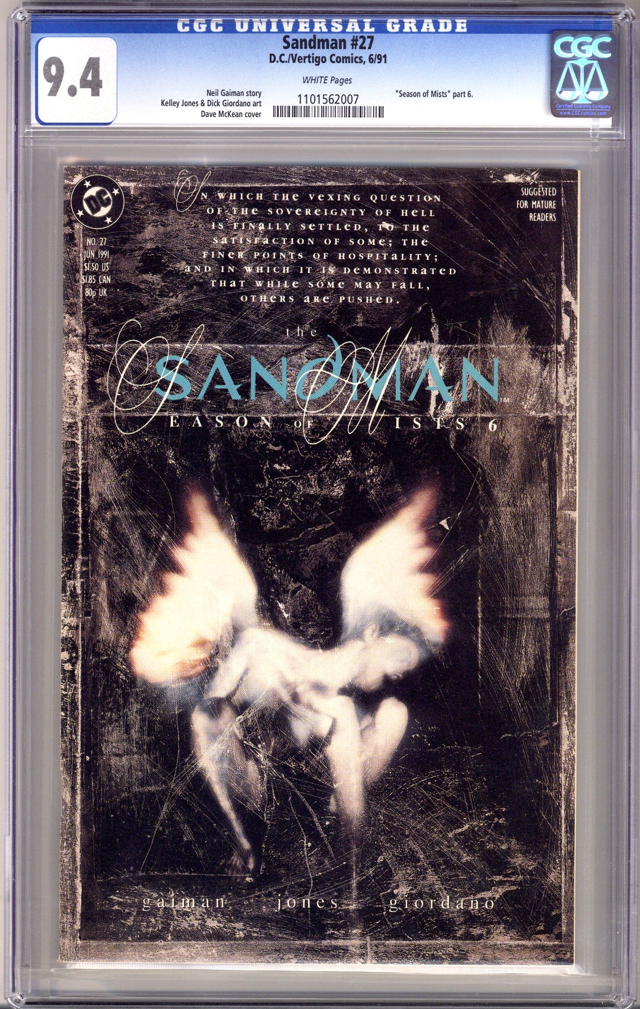 Sandman Vol 2 27 CGC 9.4 (1991)