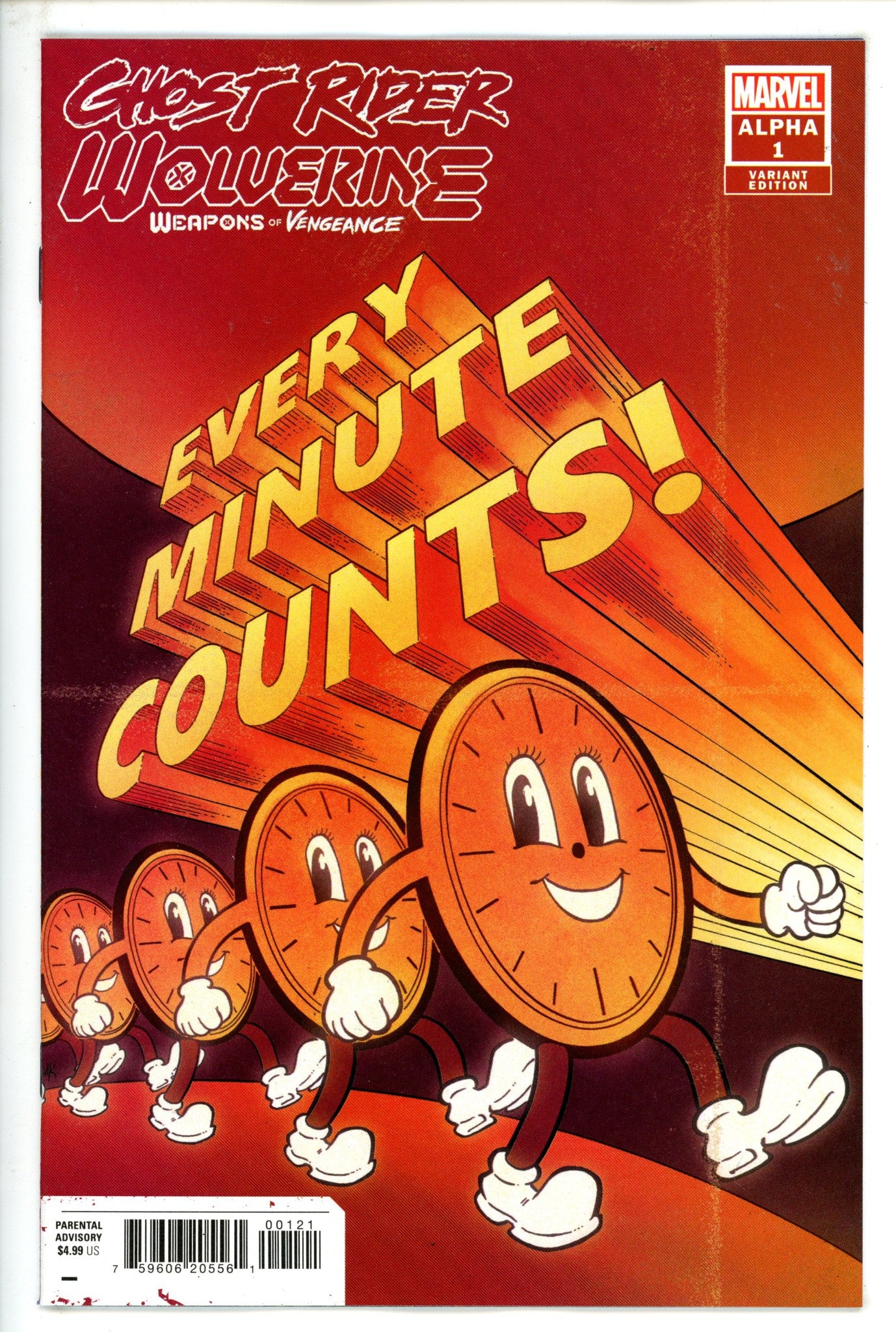 Ghost Rider Wolverine Weapons Vengeance Alpha 1 Kuder Miss Minutes Variant (2023)