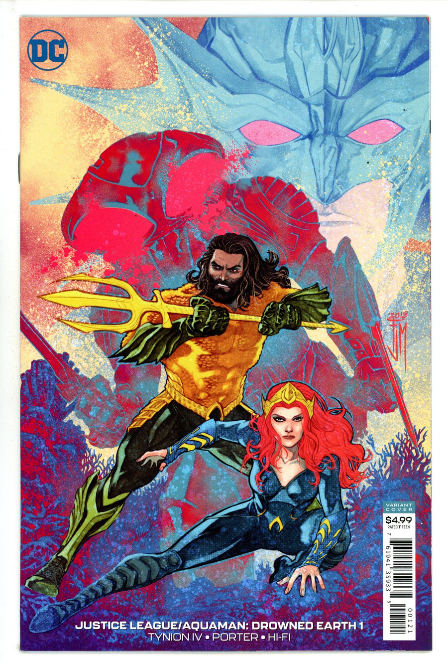 Justice League / Aquaman: Drowned Earth 1 High Grade (2018) 