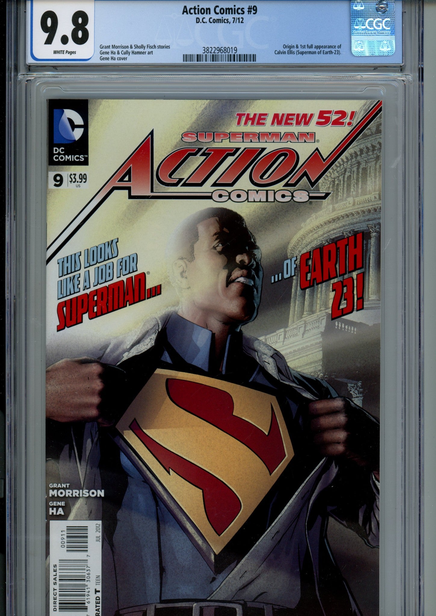 Action Comics Vol 2 9 CGC 9.8 (NM/M) (2012) 