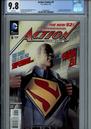 Action Comics Vol 2 9 CGC 9.8 (NM/M) (2012)