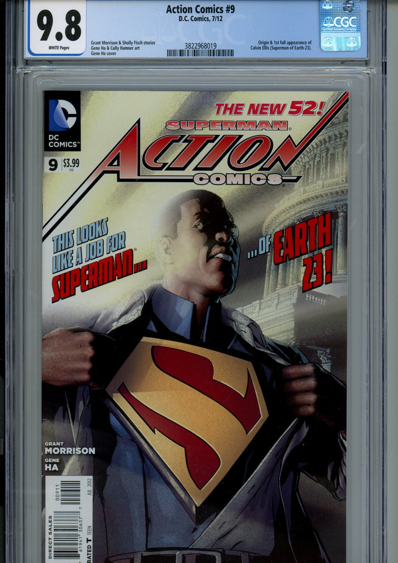 Action Comics Vol 2 9 CGC 9.8 (NM/M) (2012) 