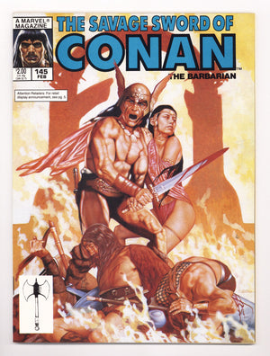 The Savage Sword of Conan Vol 1 145 Mid Grade (1988)