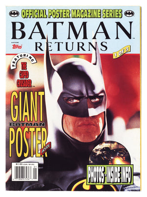Batman Returns Official Poster Magazine 1 Low Grade (1992)