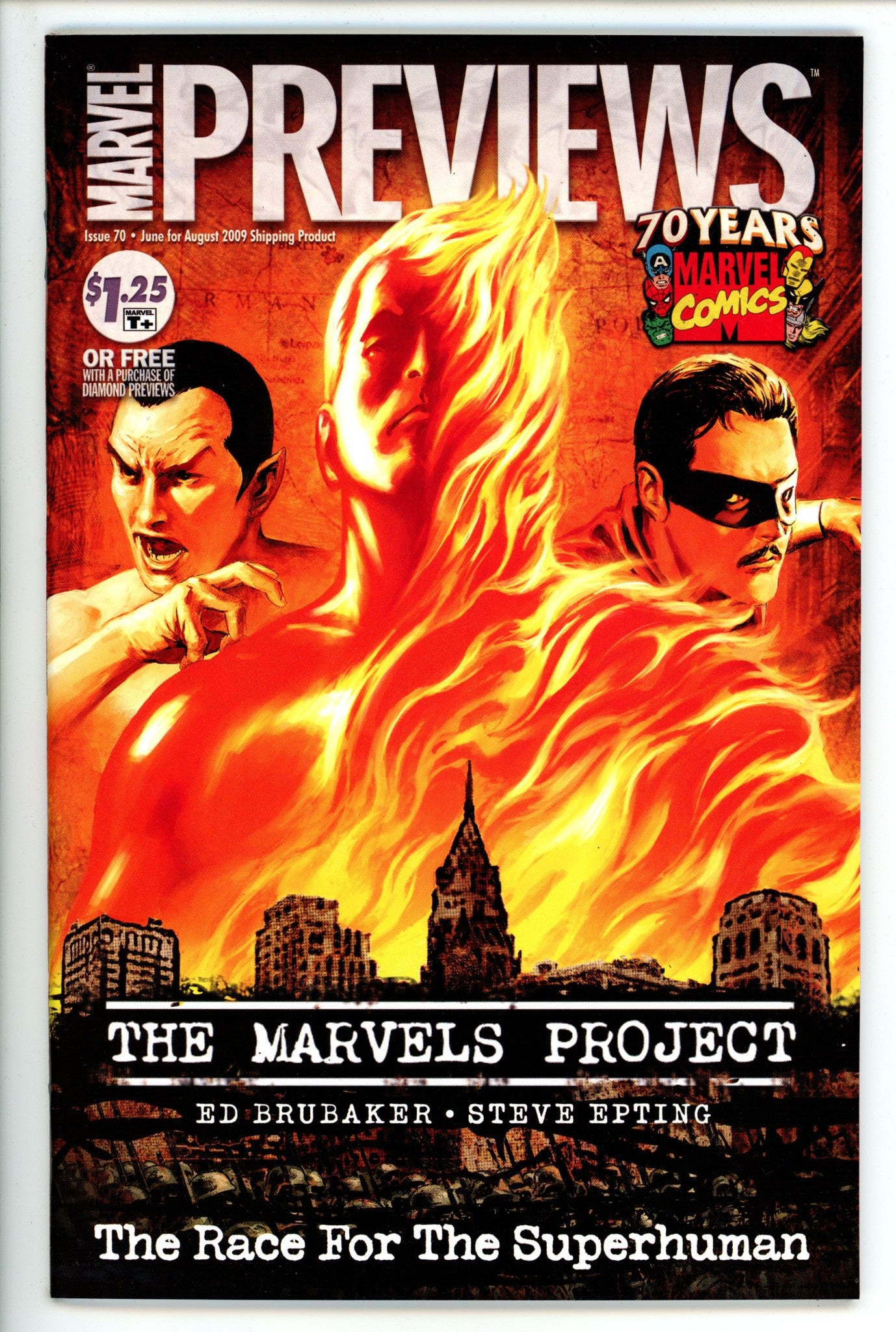 Marvel Previews Vol 1 70 High Grade (2009) 