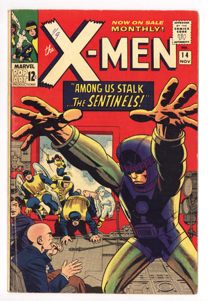 The X-Men Vol 1 14 VG+ (4.5) Apparent, Centrefold Detached (1965) 