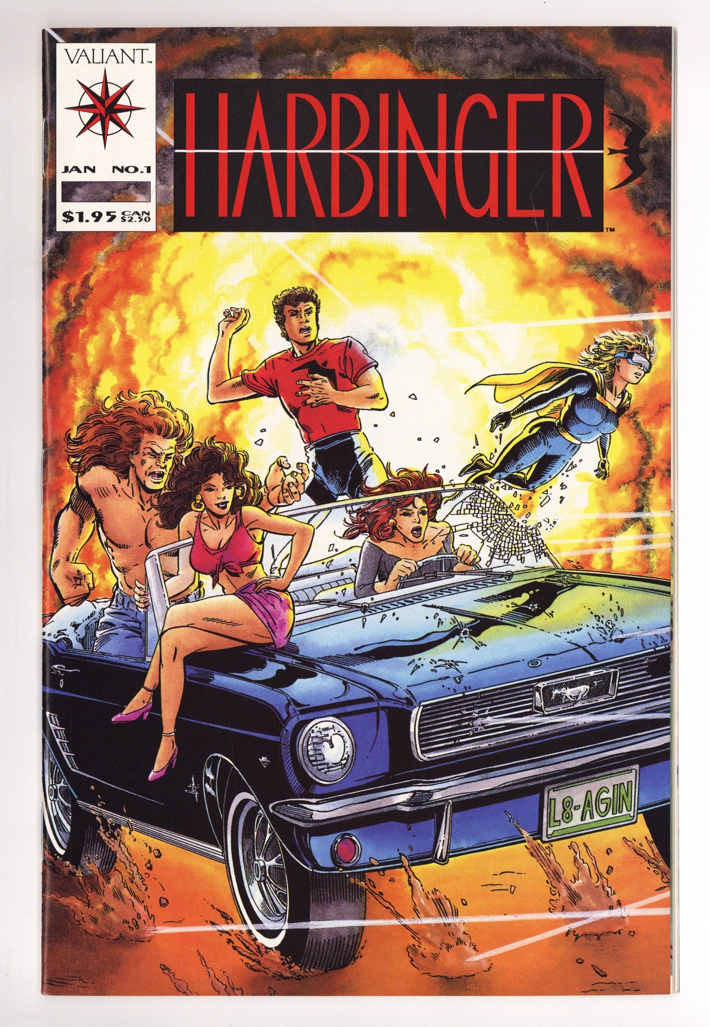 Harbinger Vol 1 1 VF/NM (9.0) With Coupon (1992) 