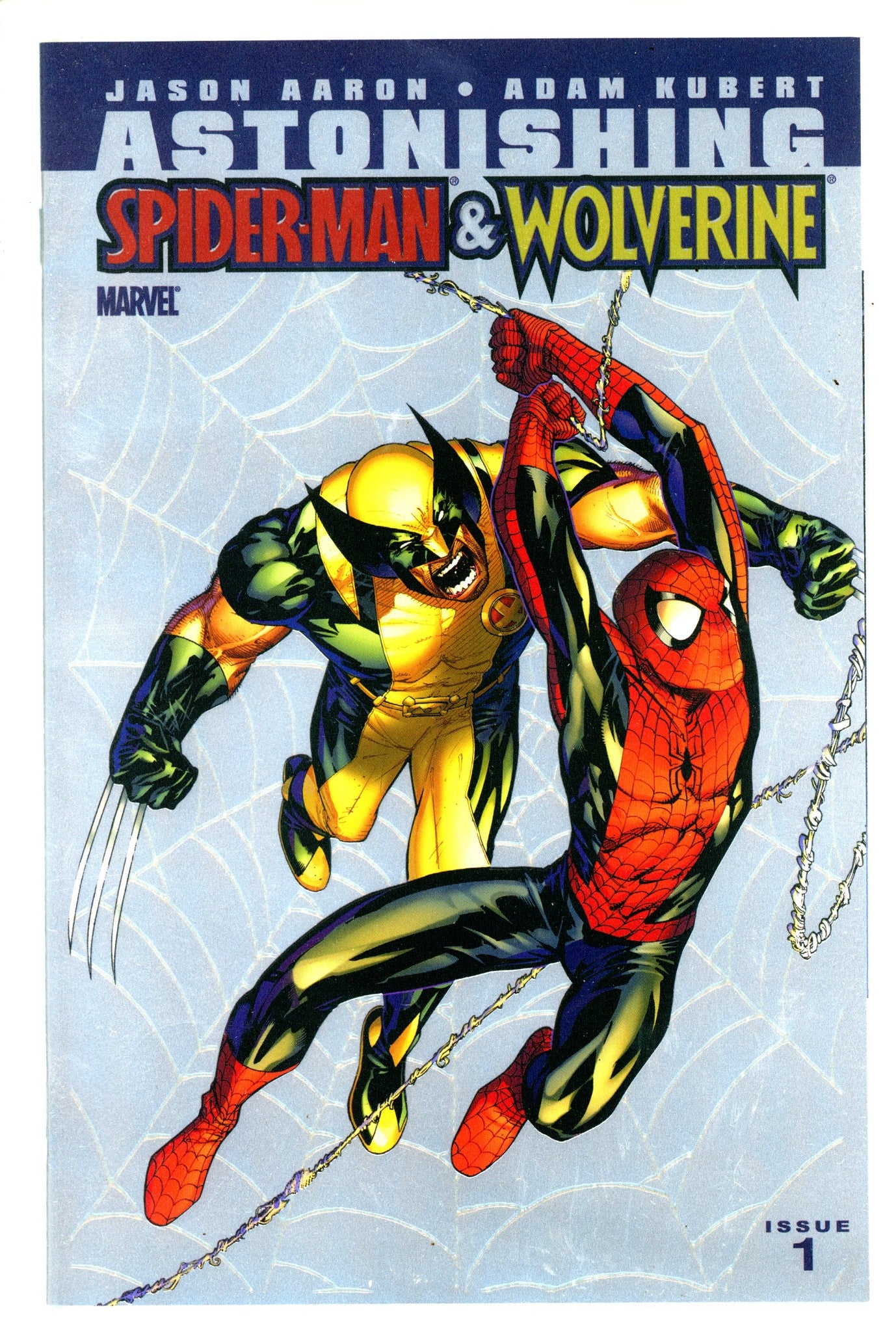 Astonishing Spider-Man & Wolverine 1 Kubert Foil Incentive Variant VF (2010)
