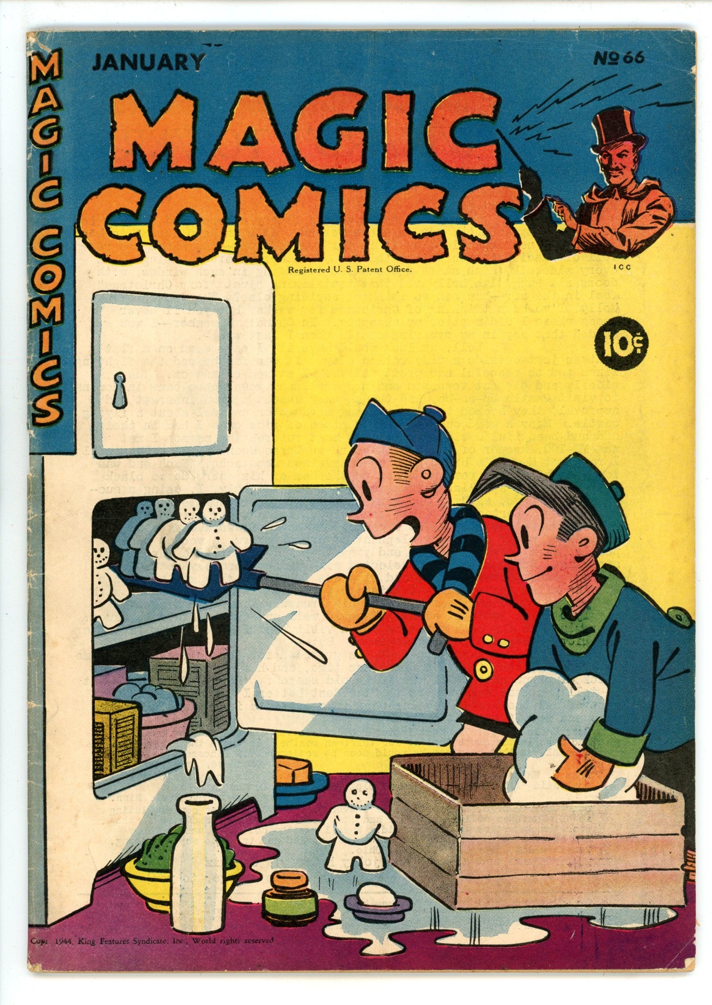 Magic Comics 66 VG+ (4.5) (1945) 