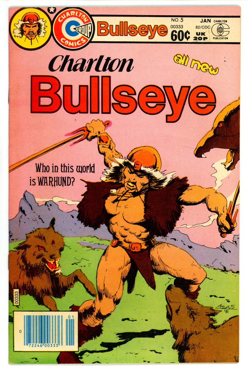 Charlton Bullseye 5 VF+ (8.5) (1982) 