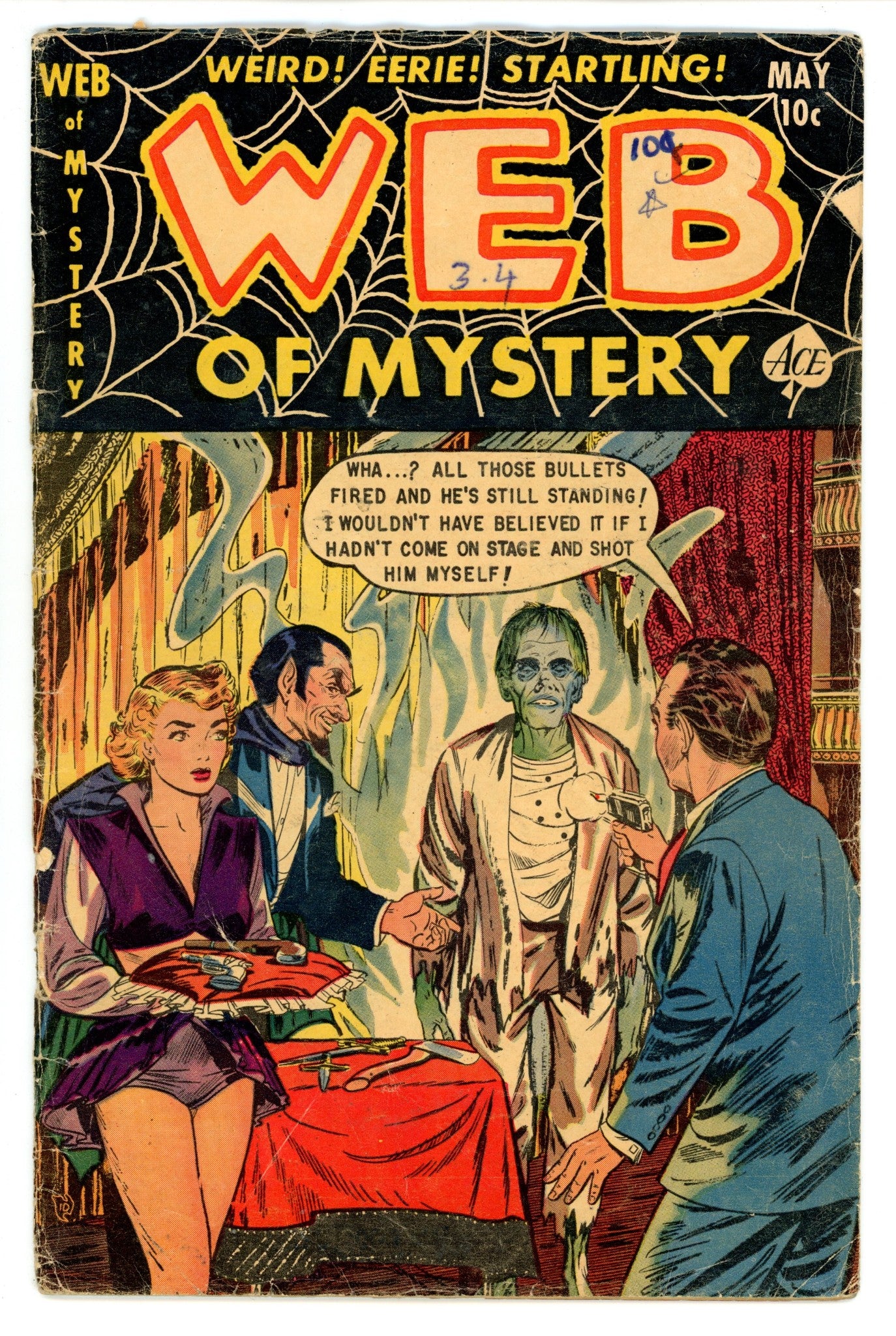 Web of Mystery 18 GD+ (2.5) (1953) 