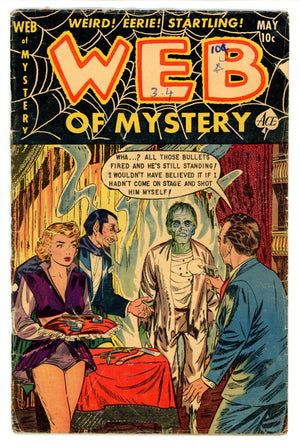 Web of Mystery 18 GD+ (2.5) (1953) 