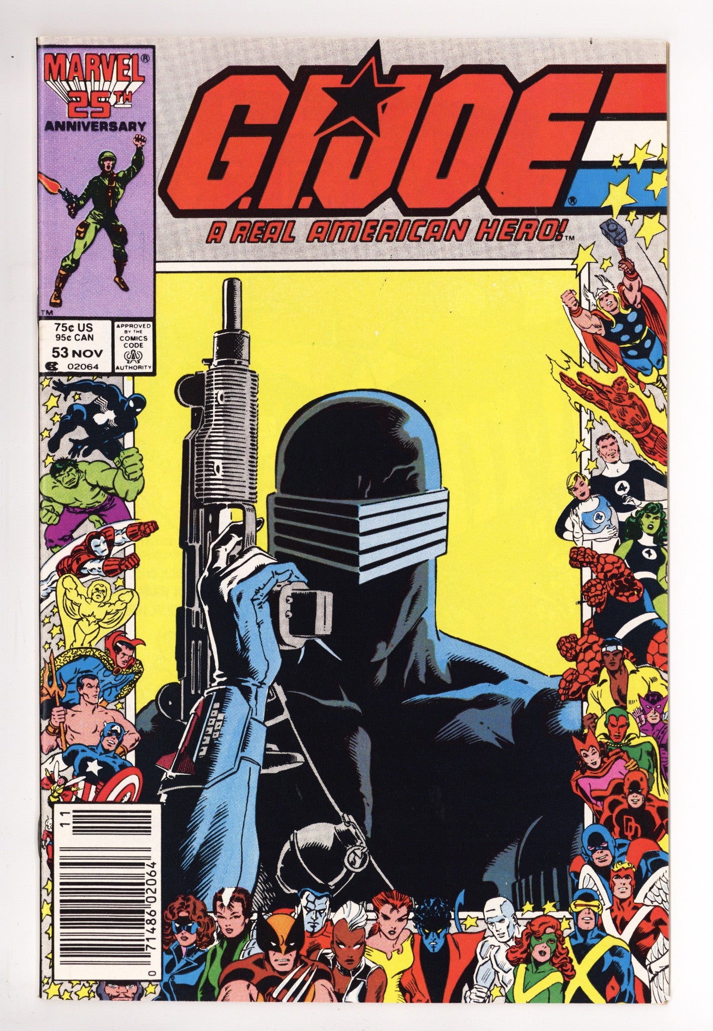G.I. Joe, A Real American Hero 53 VF/NM (9.0) (1986) Newsstand 
