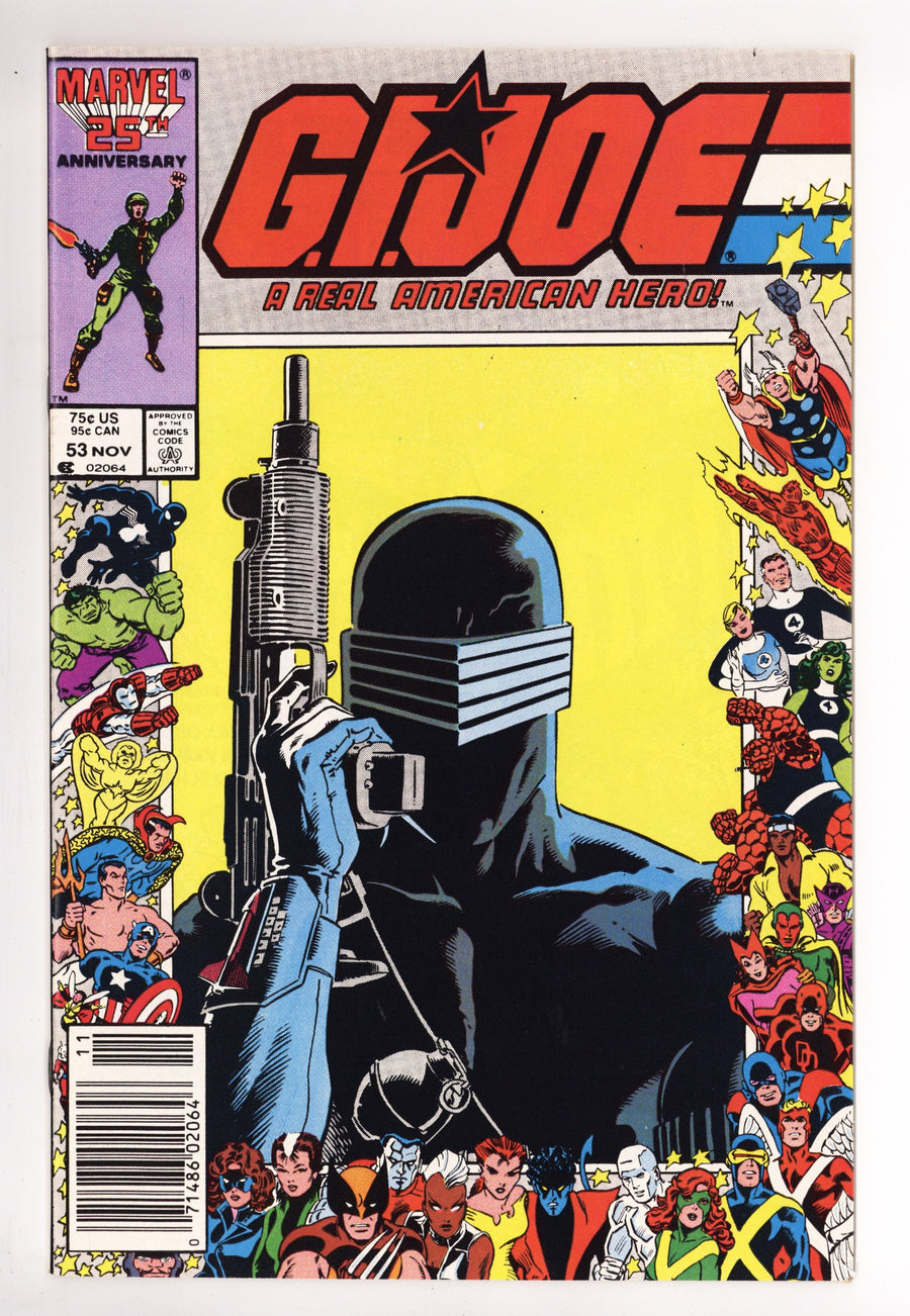 G.I. Joe, A Real American Hero 53 VF/NM (9.0) (1986) Newsstand 