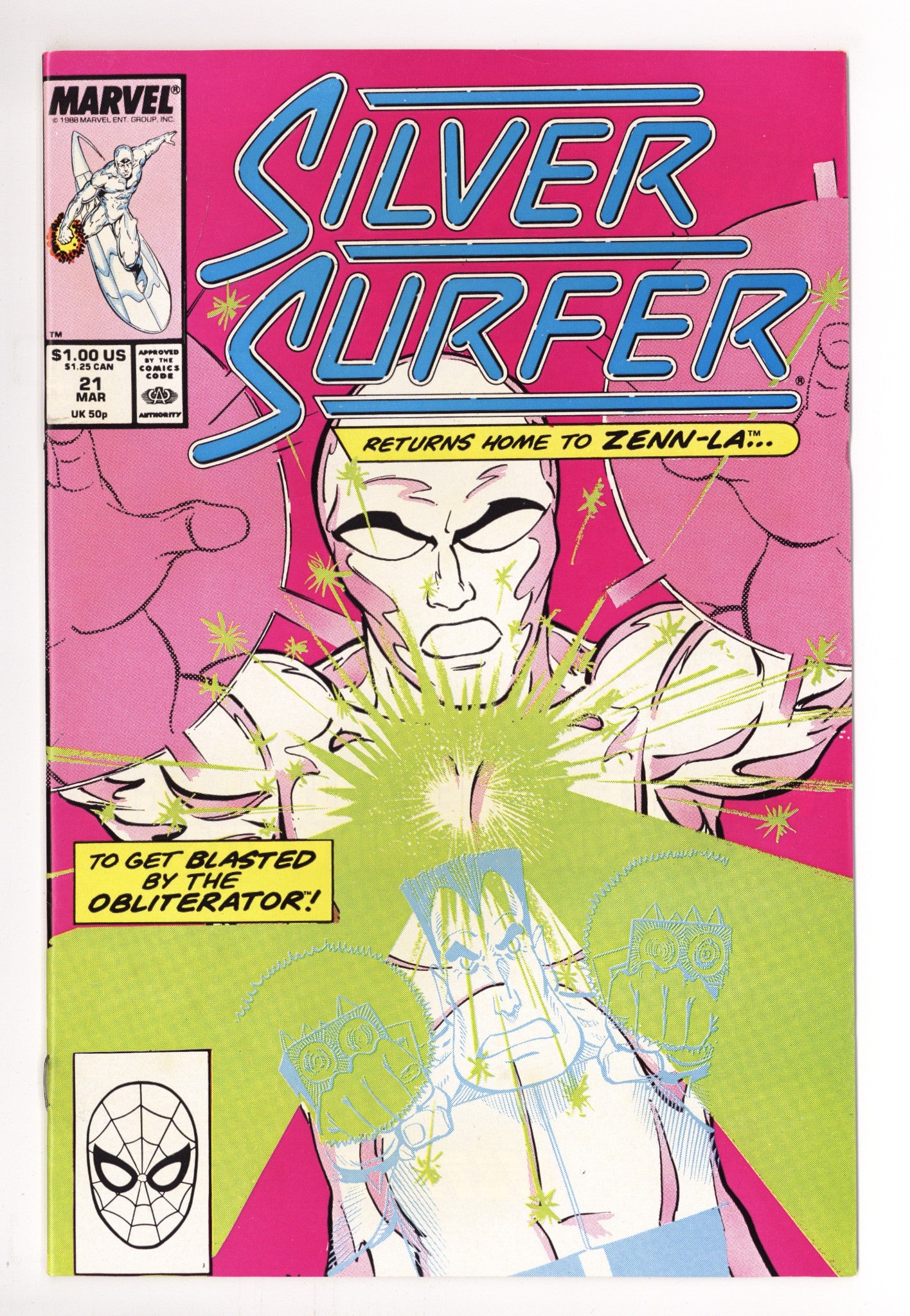 Silver Surfer Vol 3 21 Mid Grade (1989) 