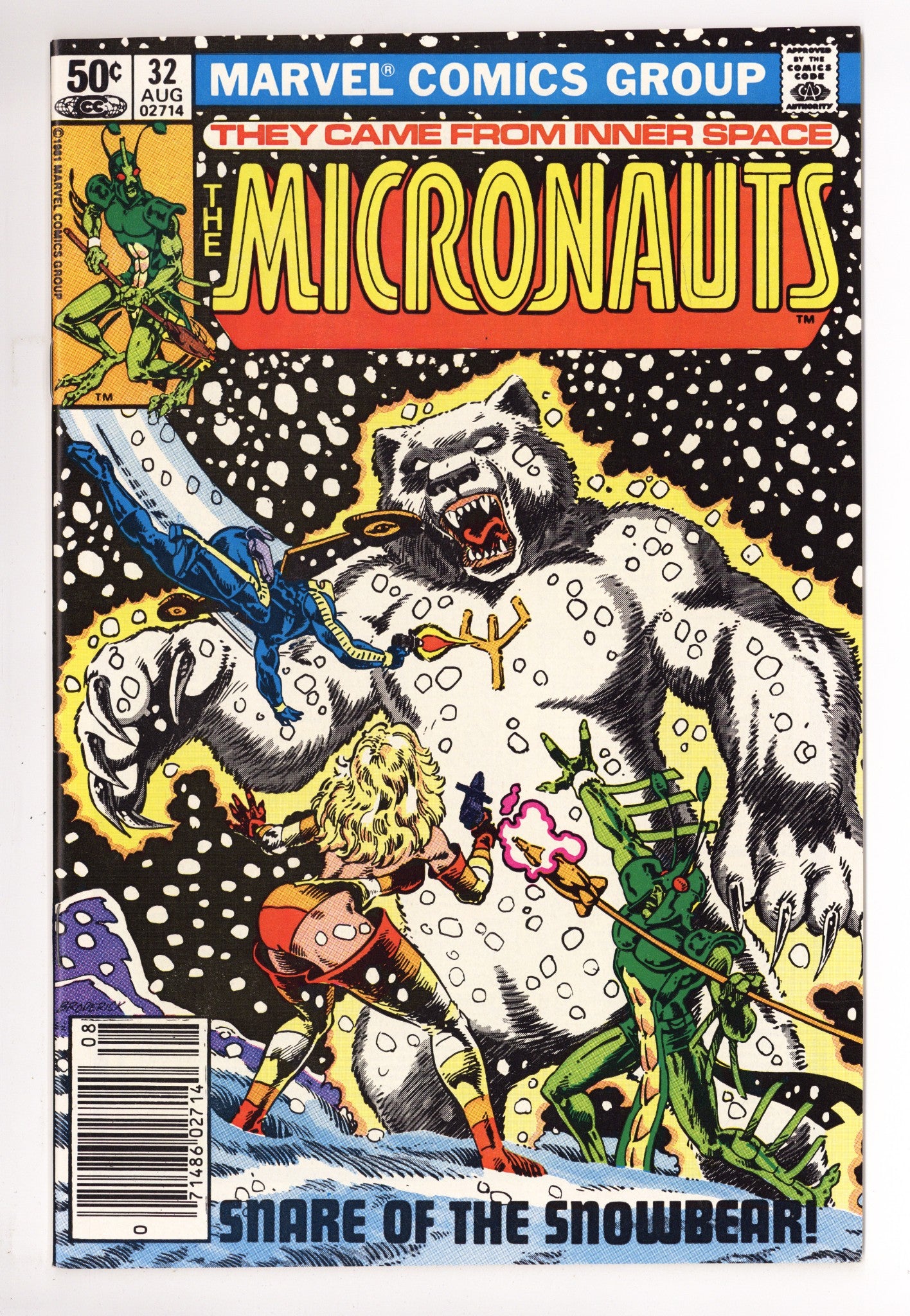 Micronauts Vol 1 32 High Grade (1981) Newsstand 