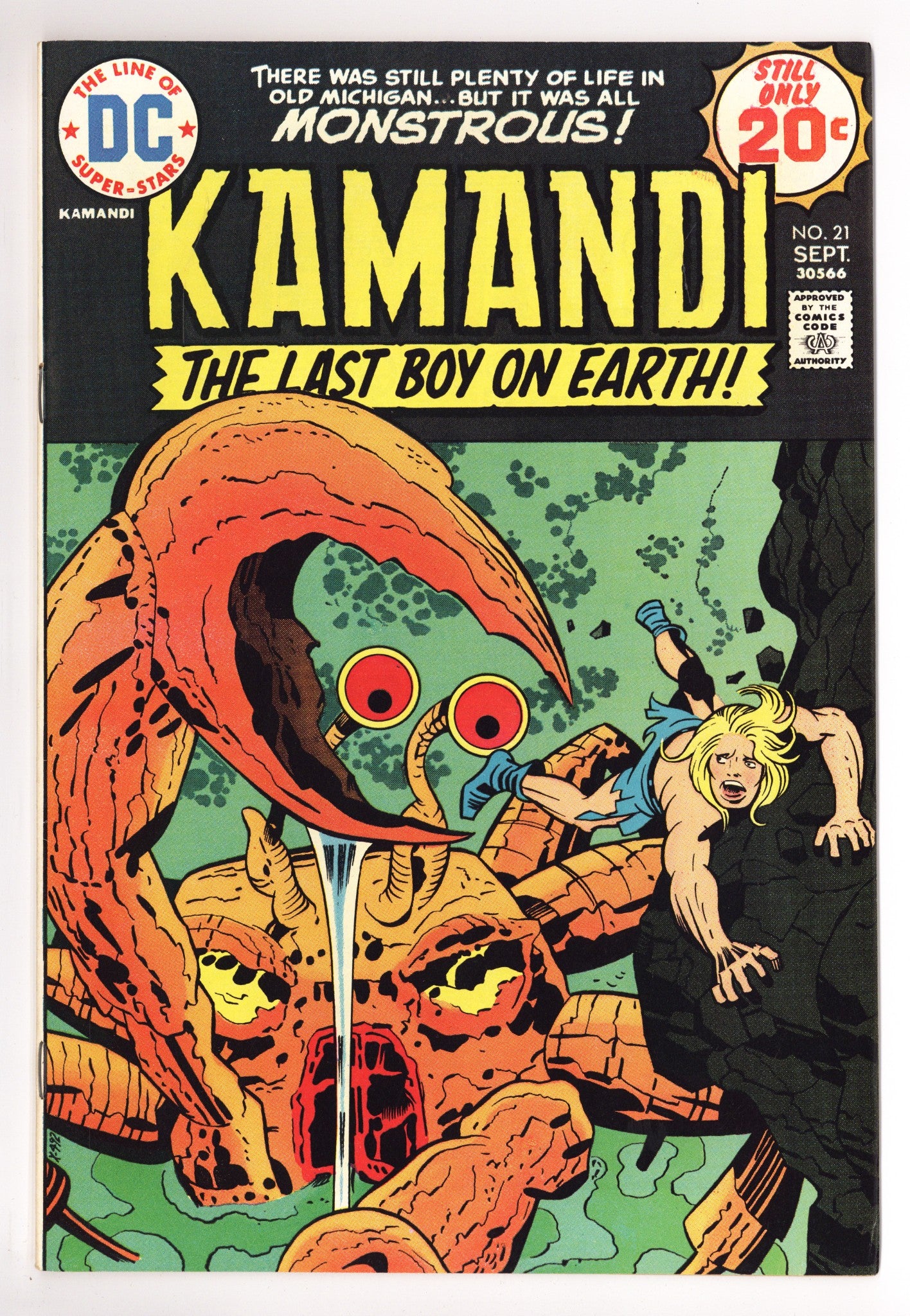 Kamandi, the Last Boy on Earth 21 Mid Grade (1974) 