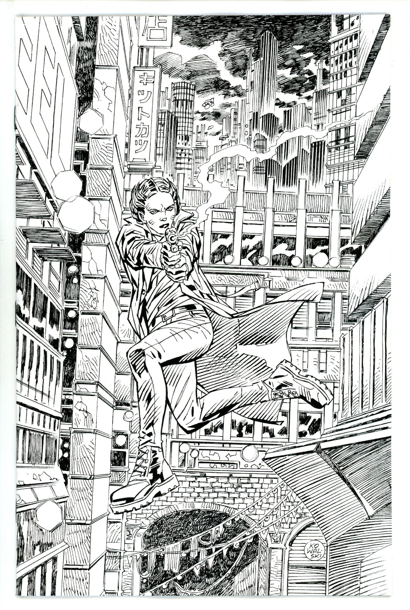 Blade Runner 2039 8 Kowalski B&W Virgin Variant (2023)