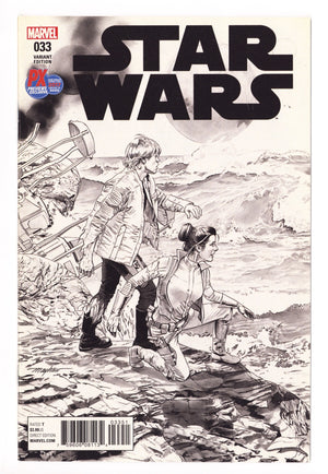 Star Wars Vol 2 33 High Grade (2017) Mayhew B&W Variant