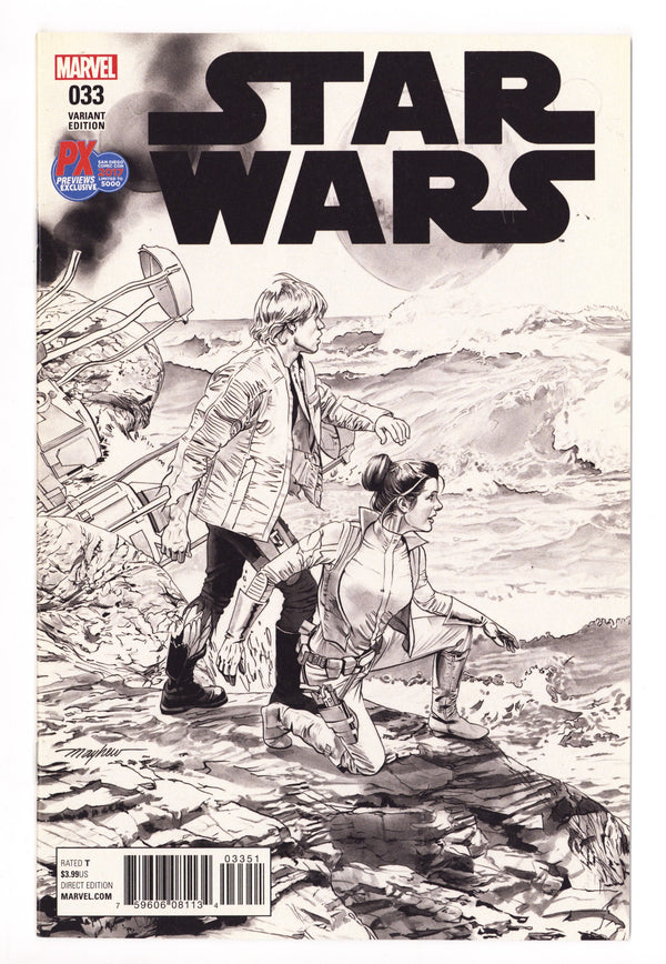 Star Wars Vol 2 33 High Grade (2017) Mayhew B&W Variant