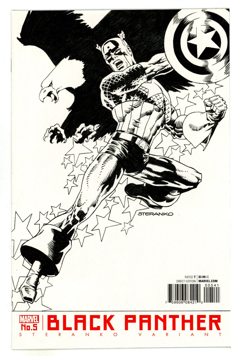 Black Panther Vol 6 5 High Grade (2016) Steranko Variant 
