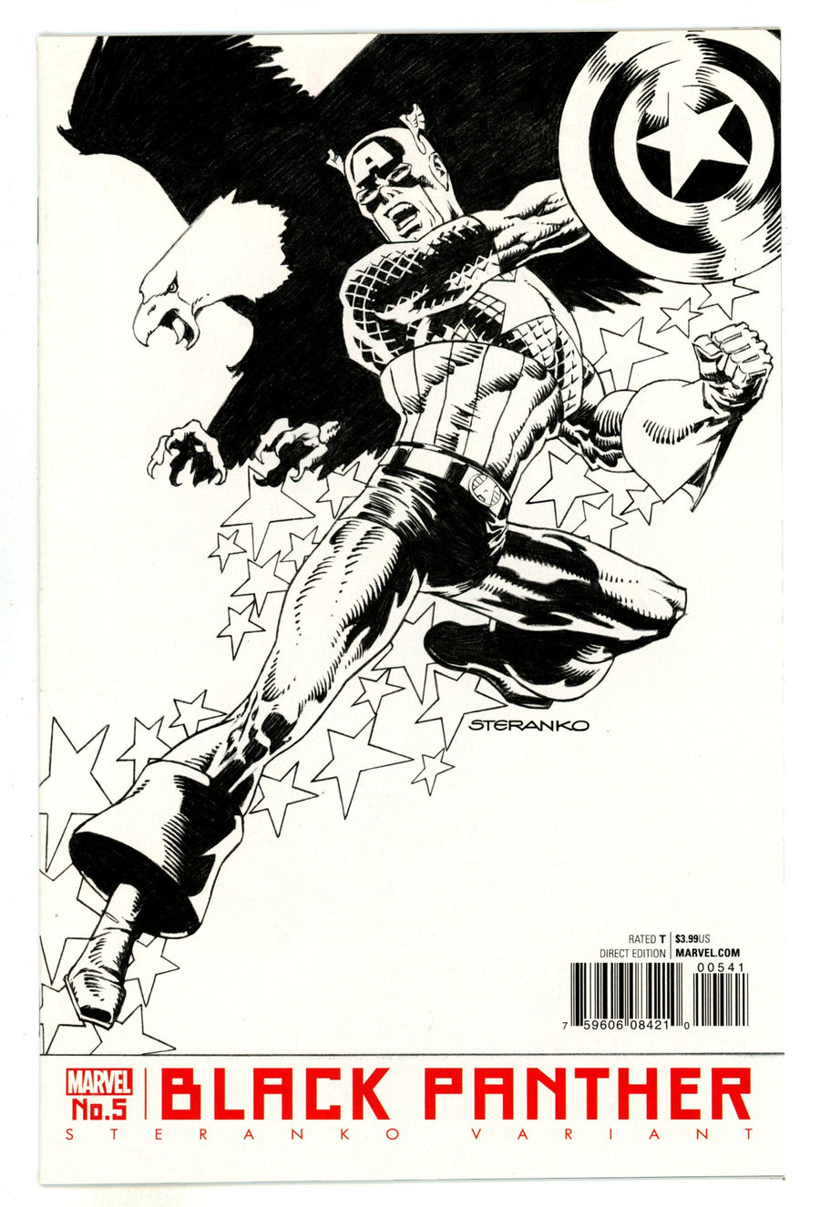 Black Panther Vol 6 5 High Grade (2016) Steranko Variant 