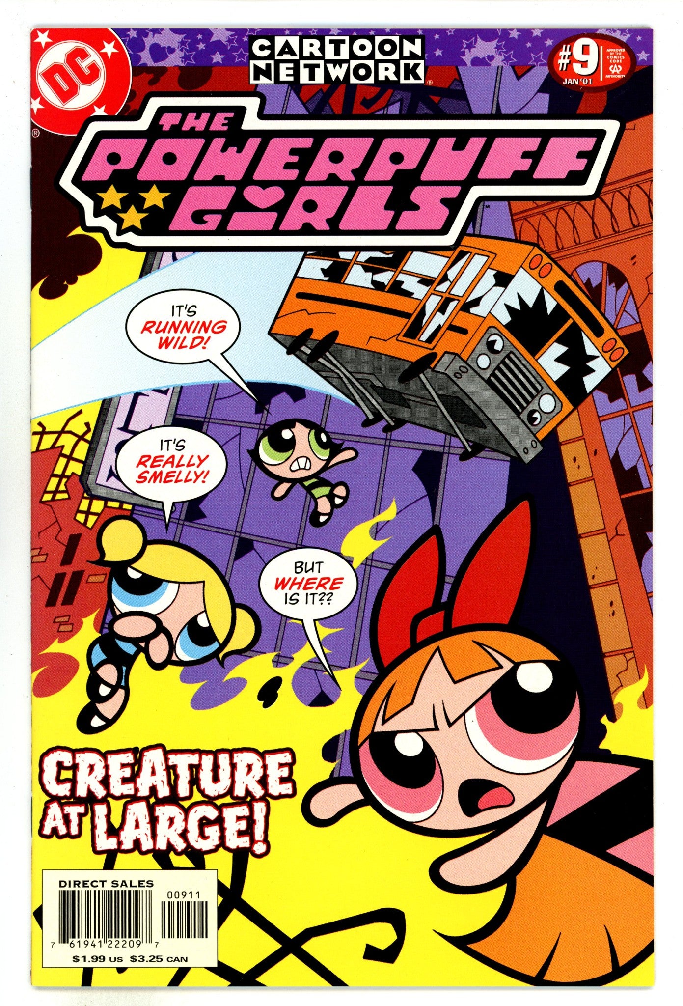 The Powerpuff Girls 9 NM- (9.2) (2001) 