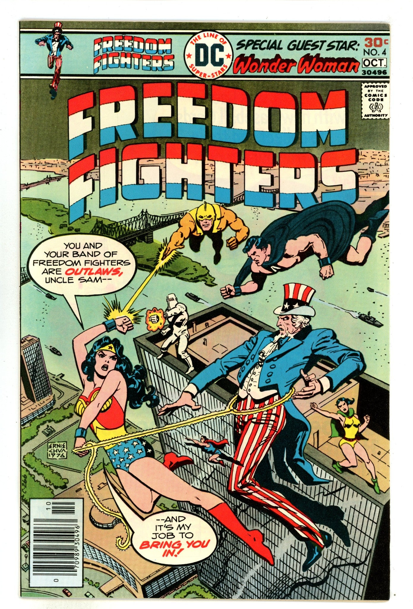 Freedom Fighters Vol 1 4 VF/NM (9.0) (1976) 
