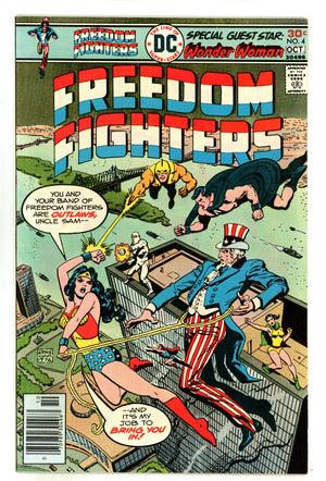 Freedom Fighters Vol 1 4 VF/NM (9.0) (1976) 